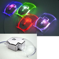 Clear Arrow Wired Mouse